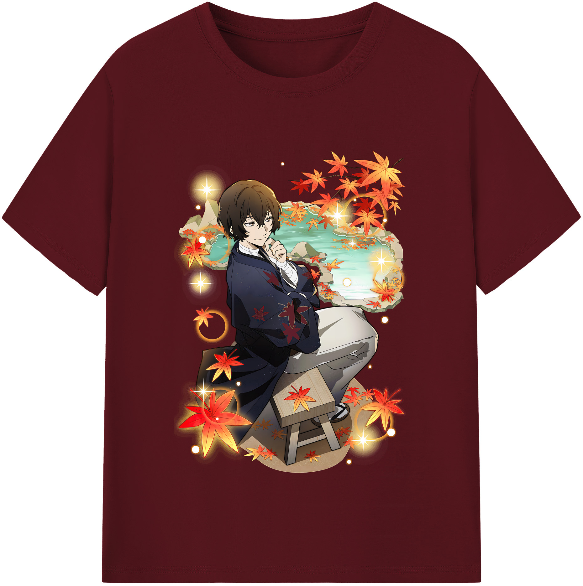 （画像用） 文豪ストレイドッグス Bungo Stray Dogs 綿100％半袖Tシャツ（フロントプリント）